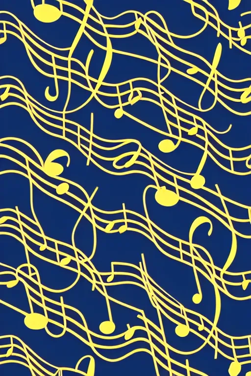 Image similar to seamless 2 d pattern of abstract musical instruments, highly detailed, designed by henri matisse, graphic design, 8 k, 4 k