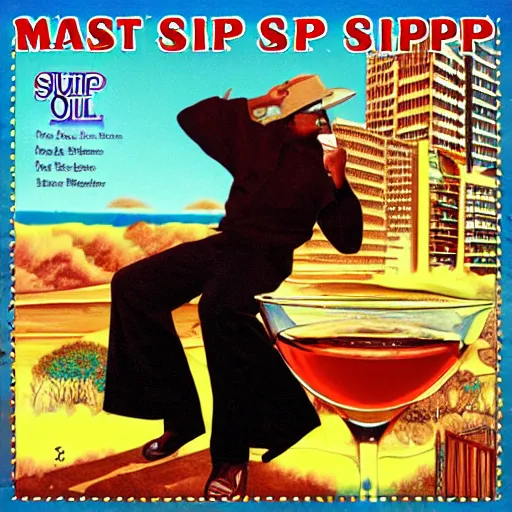Prompt: master p album'sippin snake oil'1 9 9 6