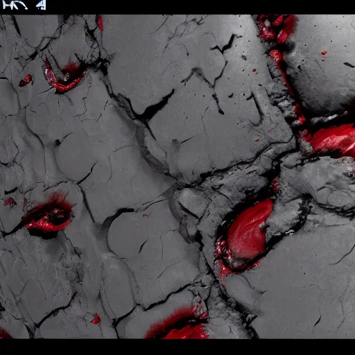 Prompt: bloody surface texture, pbr, high resolution, ultra 4 k, photo - realistic, horrific,