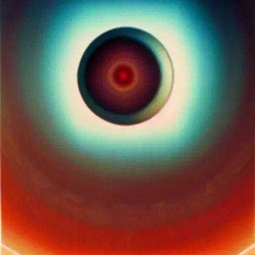 Prompt: HAL 9000 dreaming of Jupiter. Surreal, artistic.