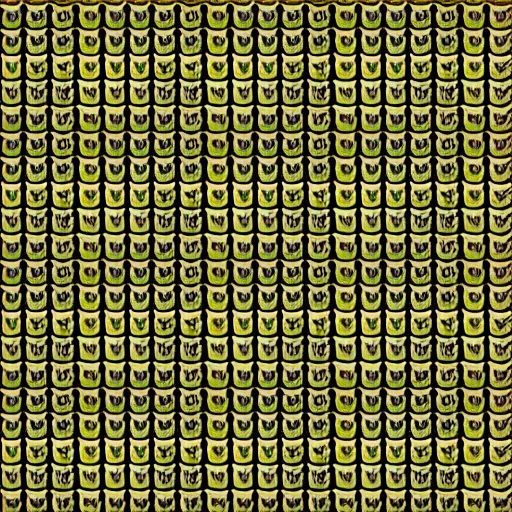 Image similar to a minimalistic seamless pattern made from bees