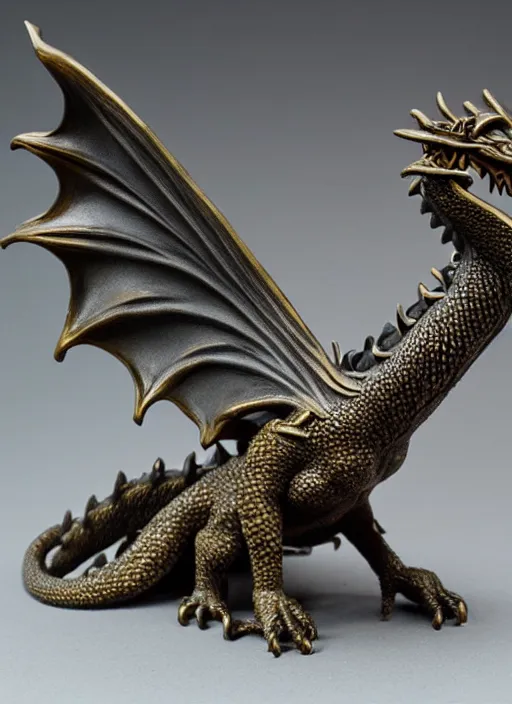 Image similar to 80mm, resin detailed model figure of dragon bronze