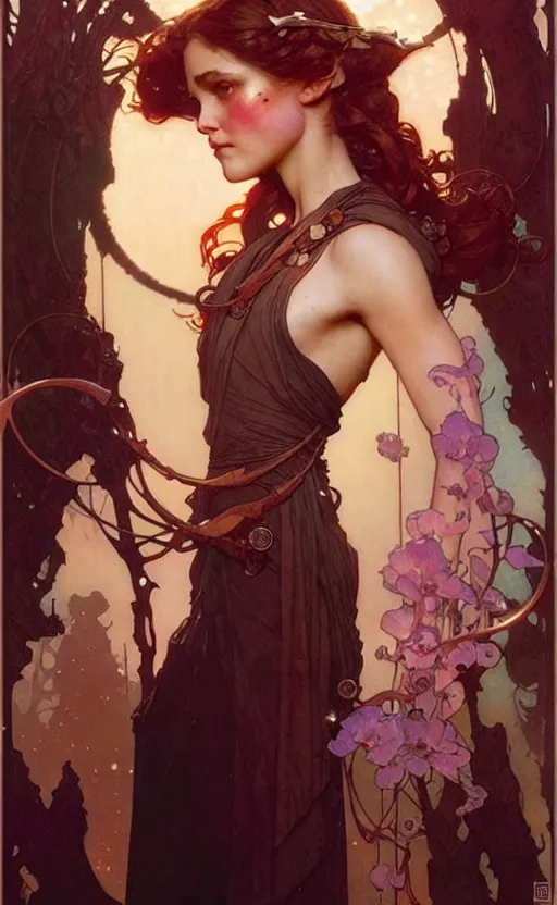 Image similar to beautiful girl gorgeous lighting by weta studio, mucha, bautista and norman rockwell and greg rutkowski and tom bagshaw and james gurney and lucasfilm