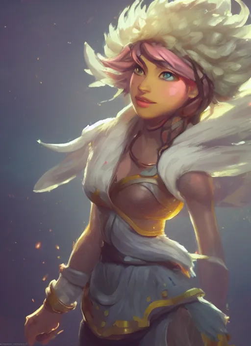 Prompt: taliyah, from league of legends, luchu, hyper detailed, digital art, overhead view, trending in artstation, studio quality, smooth render, unreal engine 5 rendered, octane rendered, art style by klimt and nixeu and ian sprigger and wlop and krenz cushart