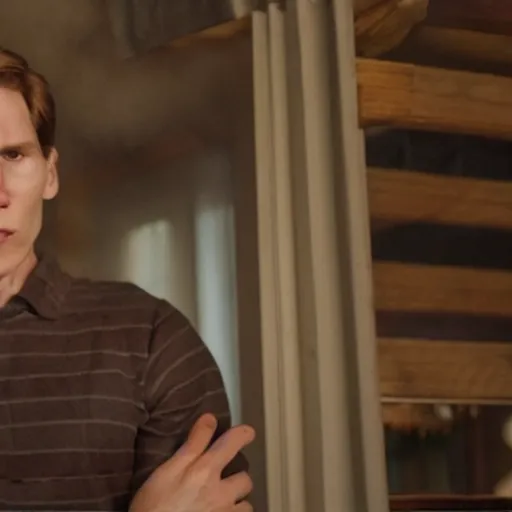 Image similar to Live Action Still of Jerma in Rudy (film), real life, hyperrealistic, ultra realistic, realistic, highly detailed, epic, HD quality, 8k resolution, body and headshot, film still