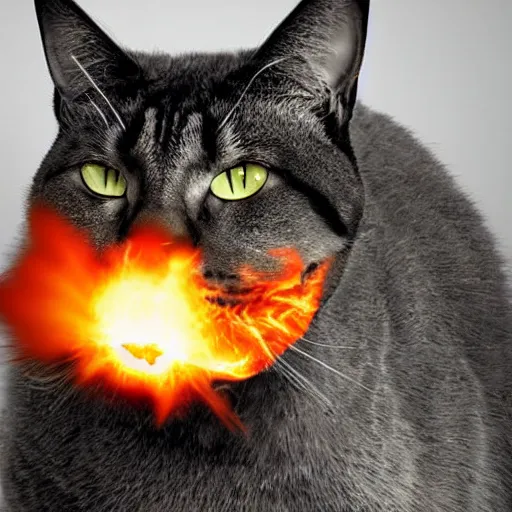 a giant cat breathing fire | Stable Diffusion | OpenArt