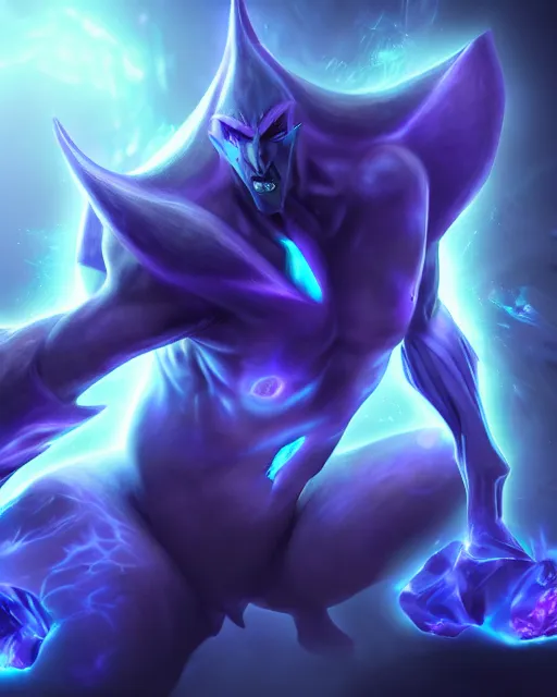 Image similar to enigma from dota 2, hyper realistic, 4 k