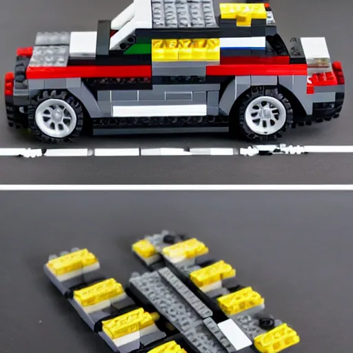 Image similar to audi a4 lego set