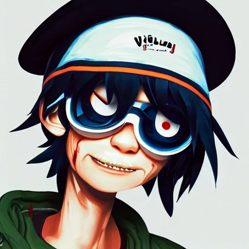 Prompt: Noodle from Gorillaz, Realistic, Hyperrealistic, HD Quality, 4k Resolution, 8k Resolution, Detailed, Very Detailed, Highly Detailed, Studio Quality Lighting, Real Life, Portrait, Photograph