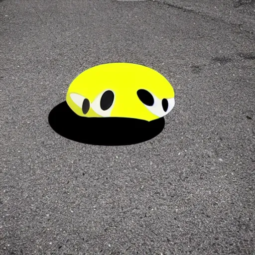 Prompt: pacman in a wheelchair photo