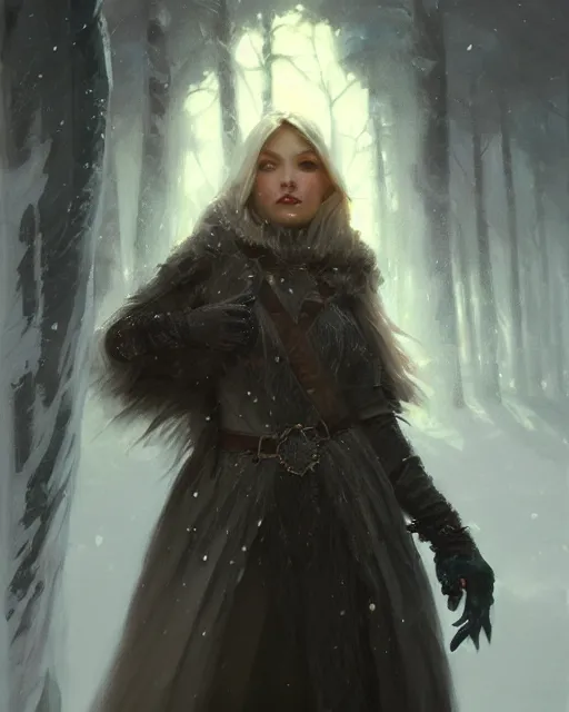 Image similar to epic portrait cinematic shot of a dnd ice wizard, fine details. night setting. realistic shaded lighting poster by craig mullism, artgerm, jeremy lipkin and michael garmash, unreal engine, radiant light, detailed and intricate environment, digital art, trending on art station,