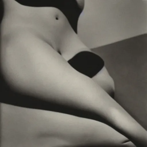 Prompt: photograph of a woman by man ray 1 9 3 2, solarisation