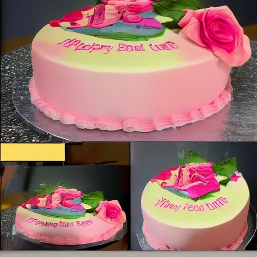 Image similar to Photograph of a thank you cake. Highly realistic. Highly detailed. High resolution. 4k. 8k