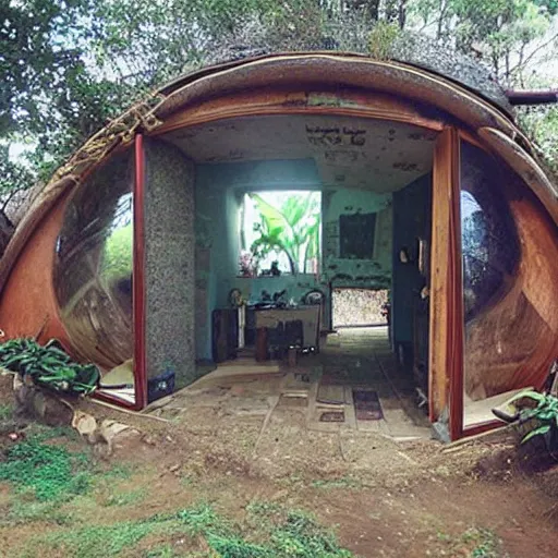 Prompt: “earthship home”