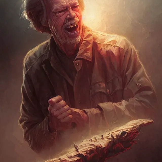 Image similar to the thing john carpenter, by stanley artgerm lau, wlop, rossdraws, frank frazetta, andrei riabovitchev, marc simonetti