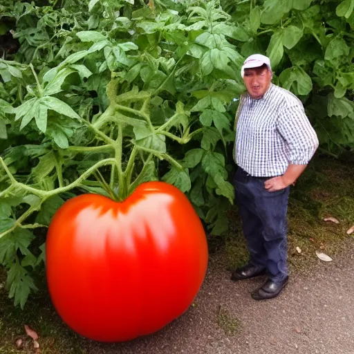 Image similar to tomato man