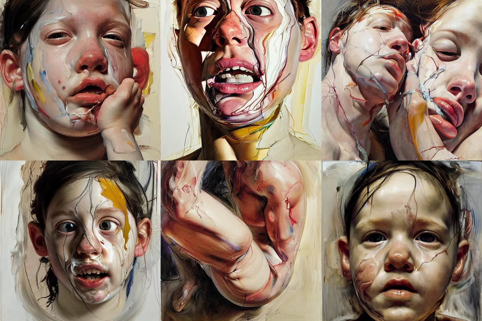 Prompt: artwork by Jenny Saville