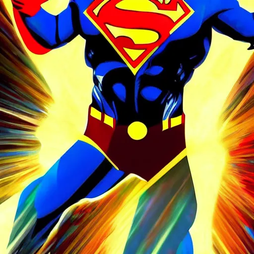 Image similar to superman as captain marvel, artstation hall of fame gallery, editors choice, #1 digital painting of all time, most beautiful image ever created, emotionally evocative, greatest art ever made, lifetime achievement magnum opus masterpiece, the most amazing breathtaking image with the deepest message ever painted, a thing of beauty beyond imagination or words