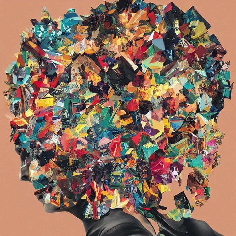 Image similar to beautiful album cover design by Jonathan Zawada and Sandra Chevrier