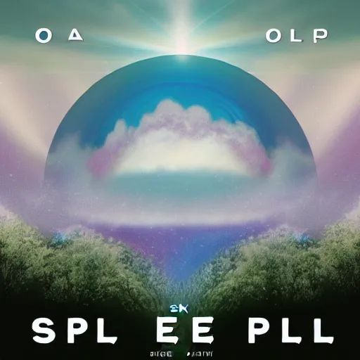 Image similar to album art for a band called Opal in sky