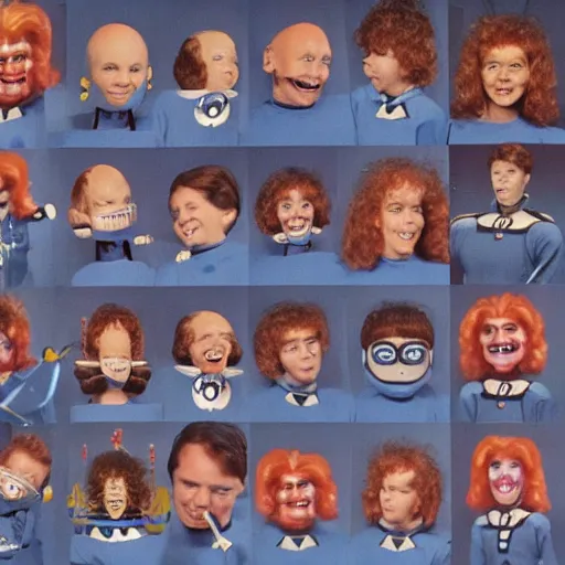 Image similar to kramg robocop, 1 9 8 0 s children's show, detailed facial expressions