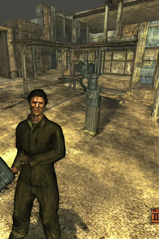 Image similar to Todd Howard as The Master in Fallout 1