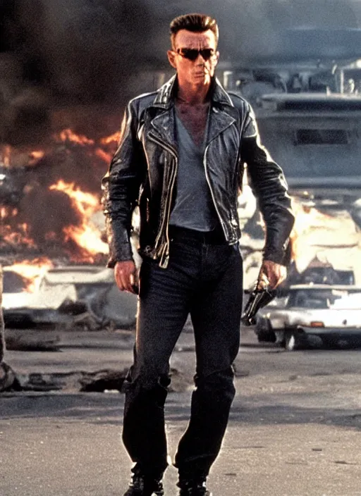 Image similar to T1000, Terminator movie still