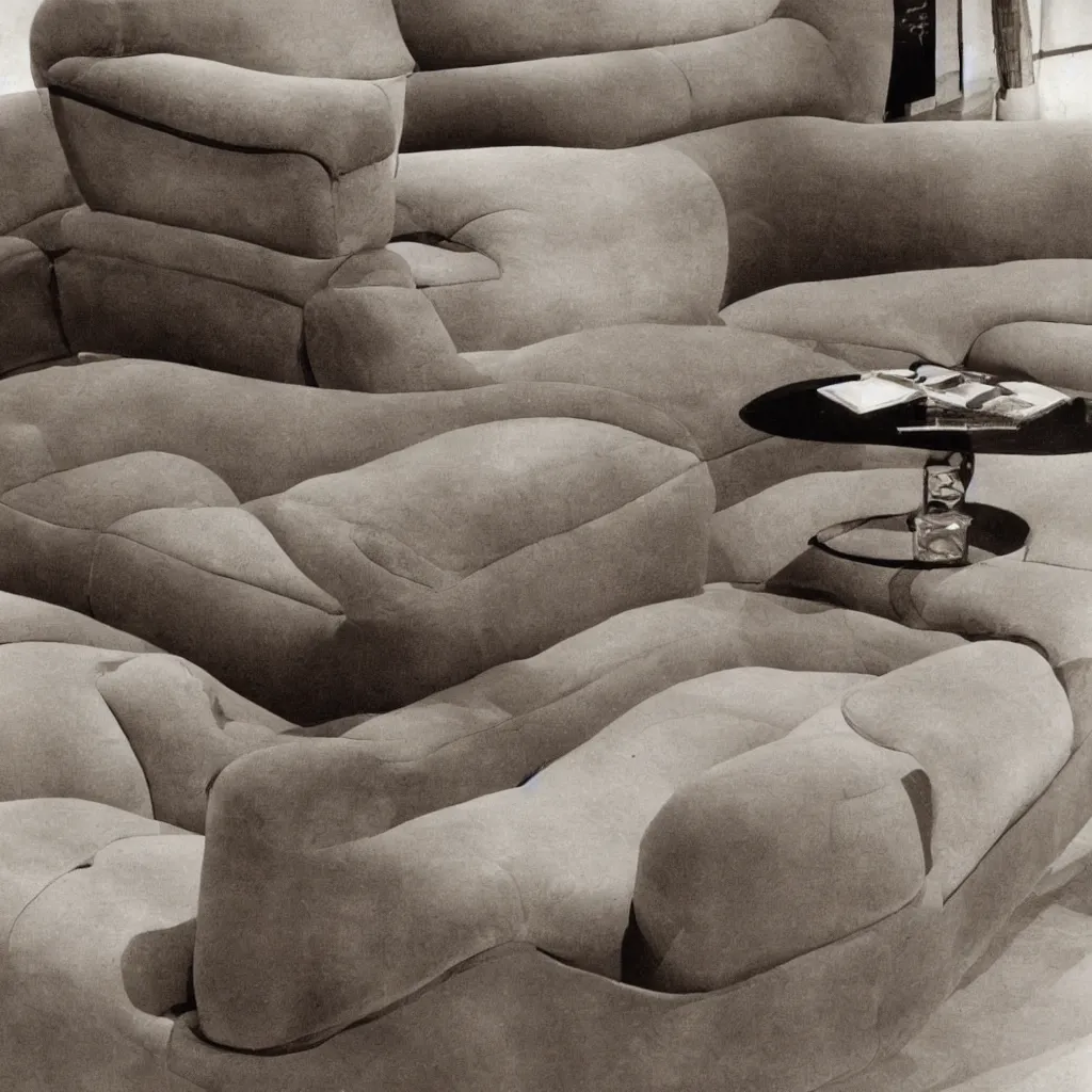 Image similar to sofa designed by salvador dali