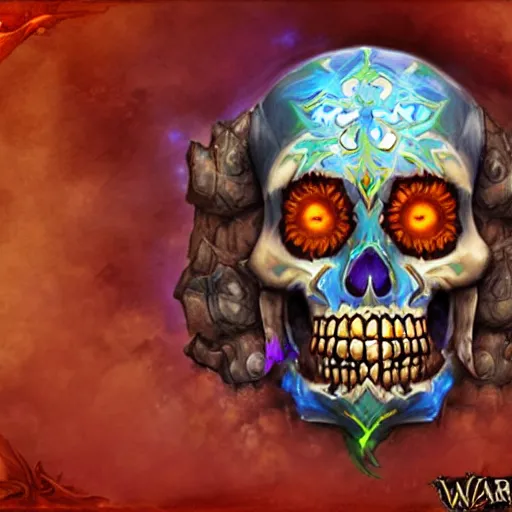 Prompt: world of warcraft dia de los muertos