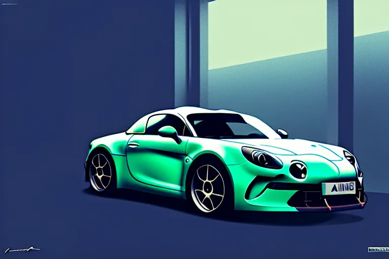 Prompt: an alpine a 1 1 0 : : stand alone complex, under repairs, maintenance : : by ilya kuvshinov, rossdraws, artgerm, sola digital arts, anti aliasing, raytracing : :