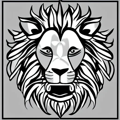 Image similar to a happy lion, Cartoonist, Anthropomorphic, portrait, highly detailed, colorful, illustration, smooth and clean vector curves, no jagged lines, vector art, smooth