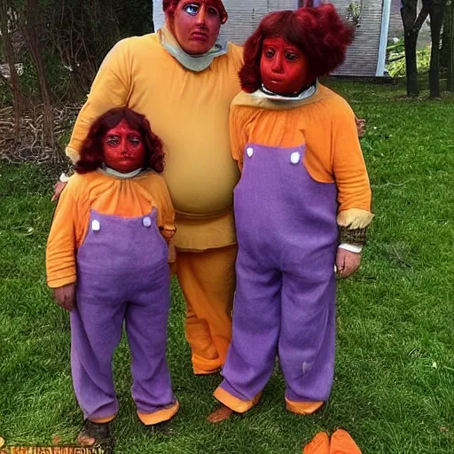 Image similar to Oompa Loompas after undergoing untested Russian experiments, leaked photos, liveleak