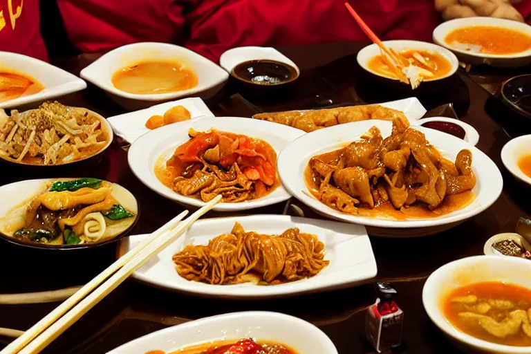 Image similar to chinese food, photograph captured at asian buffet restauraunt.