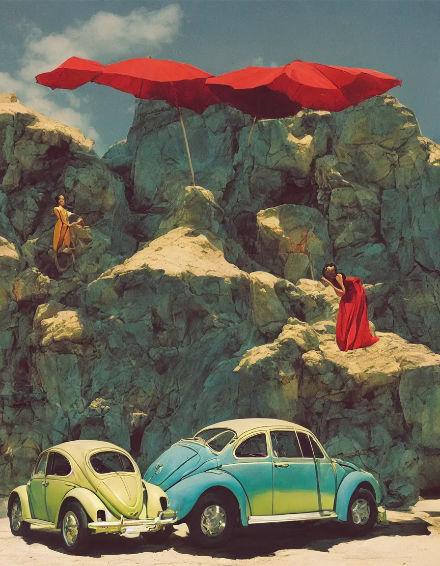 Image similar to a beetle by slim aarons, by zhang kechun, by lynda benglis, by frank frazetta, by edward hopper