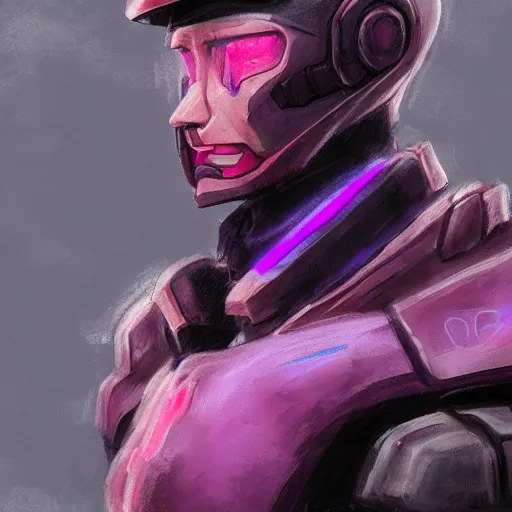 Image similar to Character design sketch with body made of Purple Lava and fire, mecha humanoid with cyberpunk bomber jacket, concept art character, royalty, smooth, sharp focus, organic, deep shadows by Superfresh, hyperrealistic oil painting, 4k, studio lightning