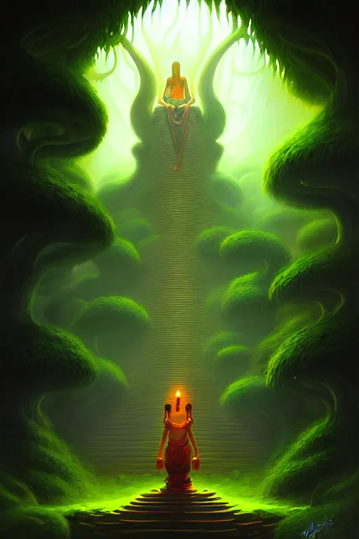 Image similar to The Ayahuasca Spirit, by Andreas Rocha