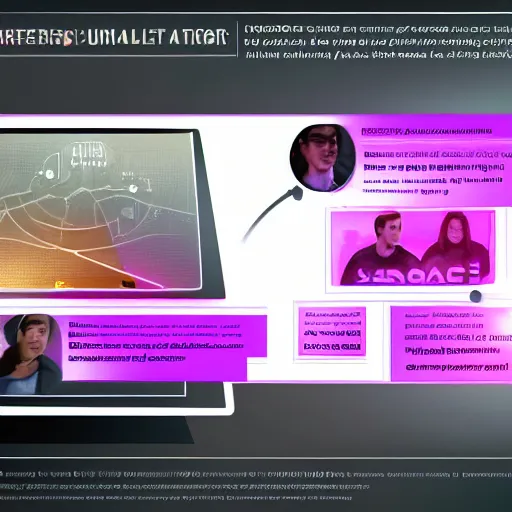 Image similar to user interface concept art for a holographic info panel