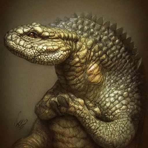 Image similar to ( ( ( ( ( cute looking shy cartoon little komodo ) ) ) ) ) by jean - baptiste monge!!!!!!!!!!!!!!!!!!!!!!!!!!!