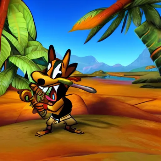 Prompt: ty the tasmanian tiger