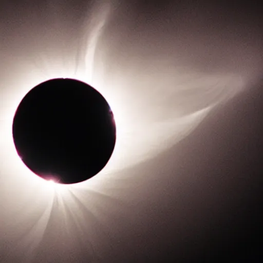 Prompt: photo of a solar eclipse