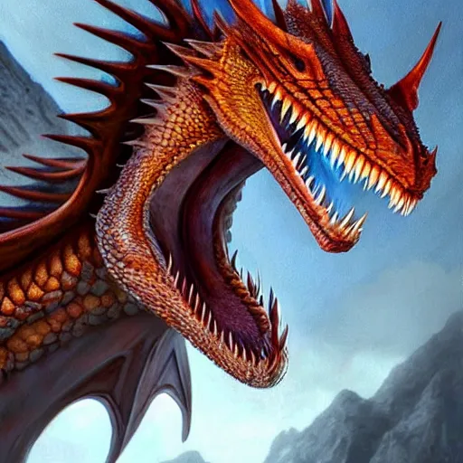 Image similar to Realistic Lifelike Dragon, super highly detailed, professional digital painting, artstation, concept art, smooth, sharp focus, no blur, no dof, extreme illustration, Unreal Engine 5, Photorealism, HD quality, 8k resolution, cinema 4d, 3D, beautiful, cinematic, art by artgerm and greg rutkowski and alphonse mucha and loish and WLOP