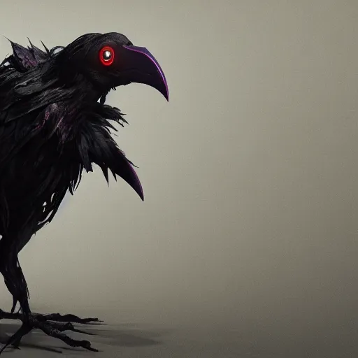 Prompt: Zombie Raven, octane render, 8k, cinematic, hyperrealism, artstationhd