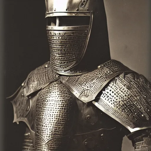 Image similar to A man wearing intricate knight armor