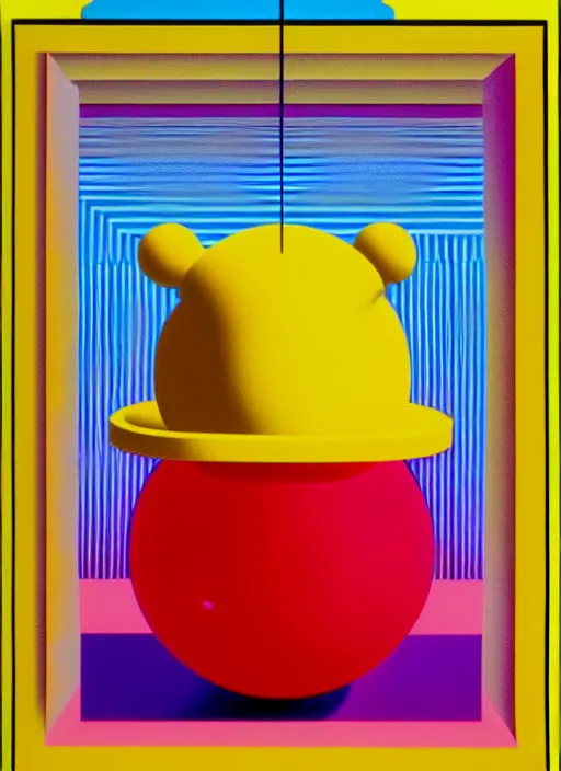 Prompt: mk 2 grenade by shusei nagaoka, kaws, david rudnick, airbrush on canvas, pastell colours, cell shaded, 8 k,