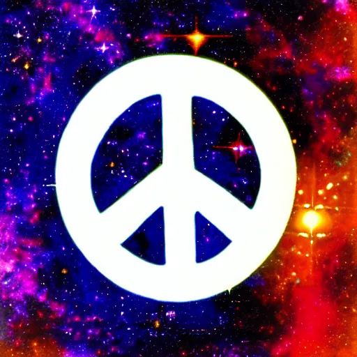 Prompt: cosmic peace symbol