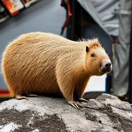 Prompt: capybara astronaut