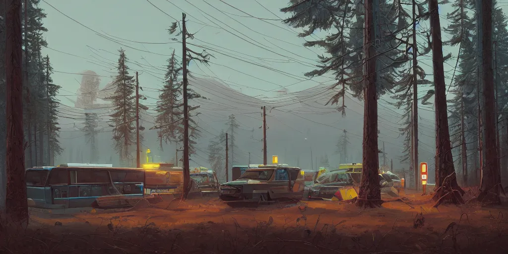 Image similar to simon stalenhag, high detail, digital art, realistic, trending on artstation