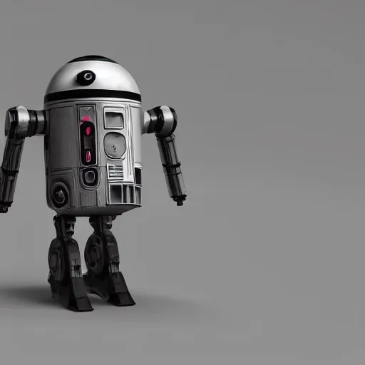 Image similar to highly detailed realistic droid's fancy design - blender - unreal engine 5 - gsync - 8K with ray tracing