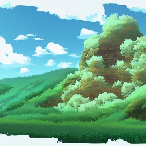 Image similar to landscape of the eternal rest, in the style of studio ghibli, award - winning, 4 k