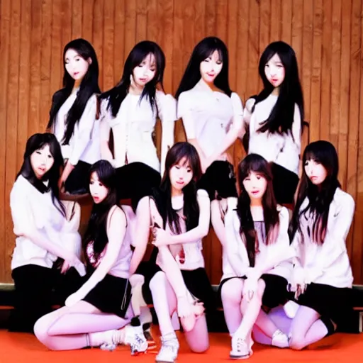 Image similar to Kep1er (Kpop Girl group)